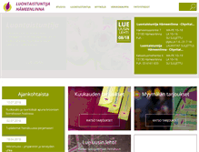 Tablet Screenshot of luontaistuntijahameenlinna.fi